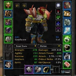 Warrior level spineshatter Horde 60 Orc male gear 641 mount 60 % 36 gold